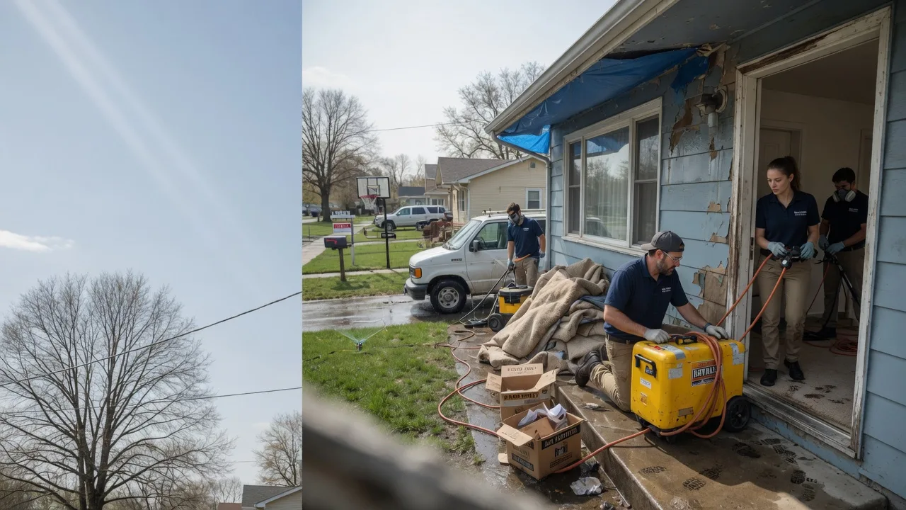 Basement Flood Cleanup in Latham, OH near me